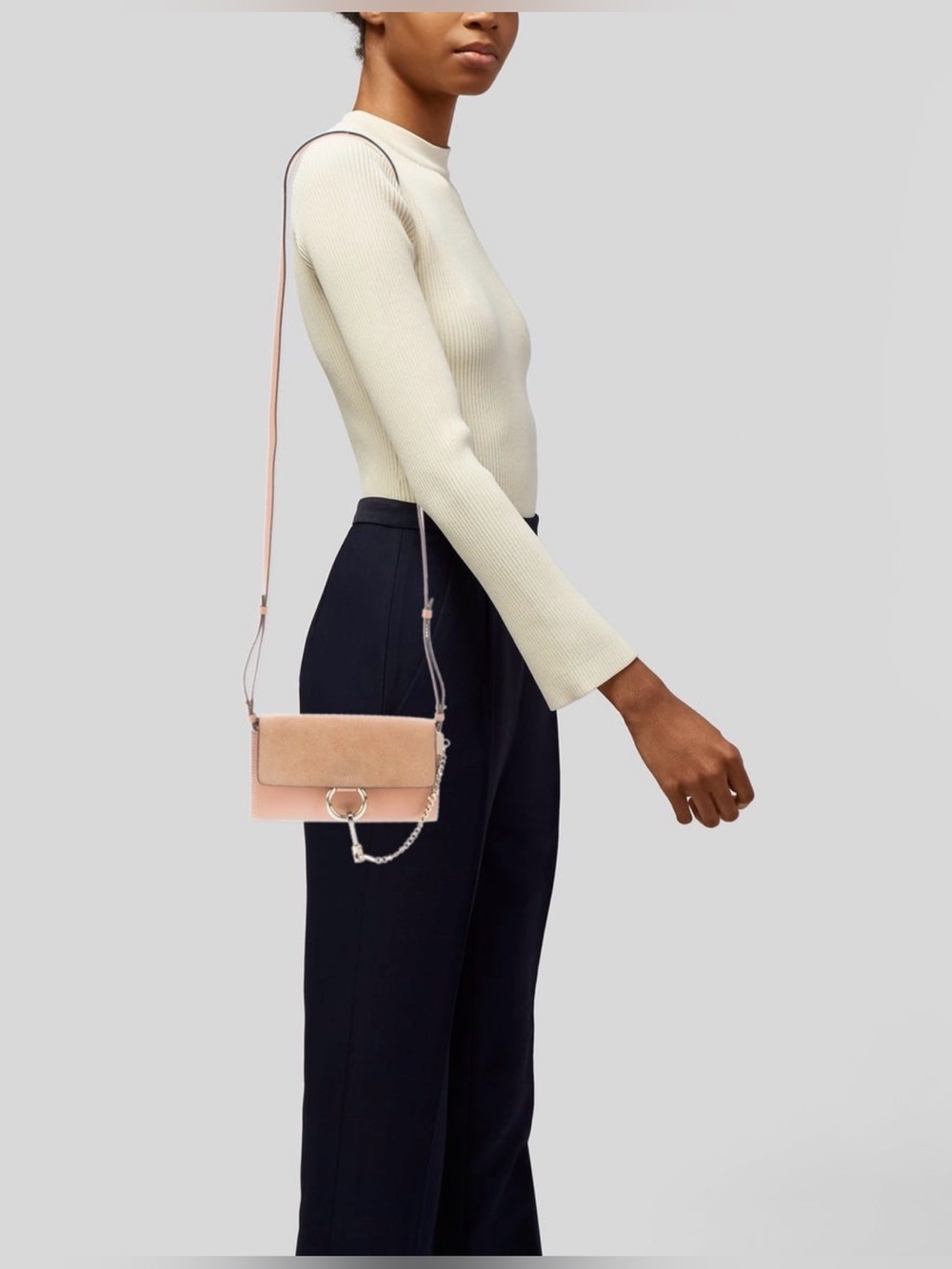 Chloé Faye Shoulder Strap Small Crossbody bag - Picture 8 of 8
